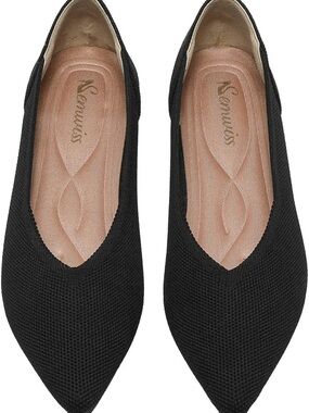 Semwiss Black Women's Flats Size 10